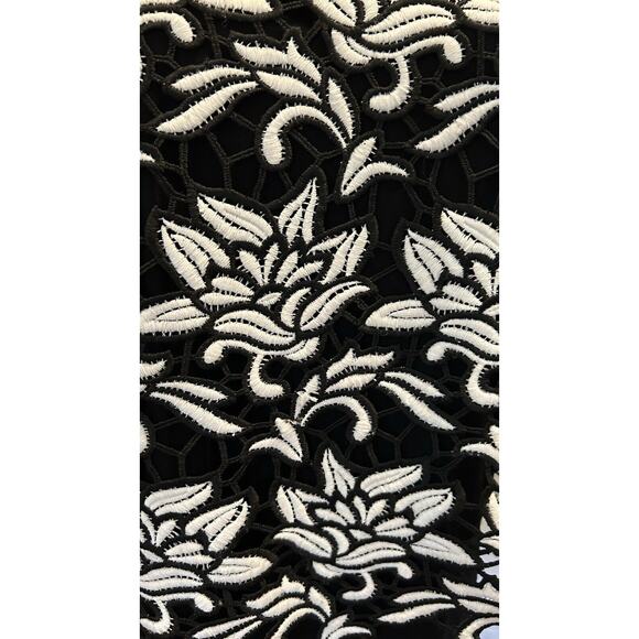 INC Petite Medium Top Layered Embroider Cap Sleeve Artsy Cottage Boho Business - Picture 6 of 8